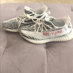 Yeezys zebra boost 350 (size 7 men’s)
